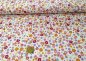 Preview: Alina cotton white fabric with small flowers